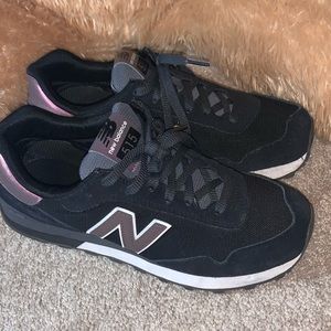 Black New Balance 515 Sneakers